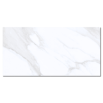 Picture of Timeless White Carrara Polished Marble Effect Porcelain Tiles