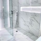 Picture of Timeless White Carrara Polished Marble Effect Porcelain Tiles