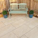 Picture of Martello Beige Outdoor Porcelain Paving Slab Tiles