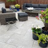 Picture of Charterhouse Bianco Antiqued Outdoor Porcelain Paving Slab Tiles
