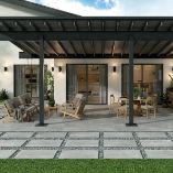 Picture of Rock Slate Grigio Outdoor Porcelain Paving Slab Tiles