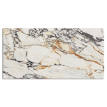 Picture of Sicilian Gold Polished Marble Effect Porcelain Tiles