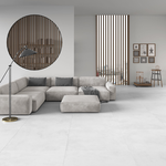 Picture of Grosvenor Bianco Concrete Effect Porcelain Tiles
