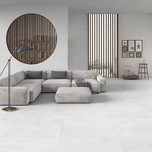 Picture of Grosvenor Bianco Concrete Effect Porcelain Tiles