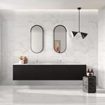 Picture of Onyx White Polished Marble Effect Porcelain Tiles