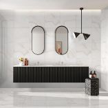 Picture of Onyx White Polished Marble Effect Porcelain Tiles