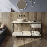 Picture of Farmhouse Rustic Brown Wood Effect Porcelain Tiles