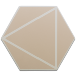 Picture of Geo Mocha Porcelain 230x200x9mm - 7 SQM Job Lot