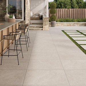 Picture of Kensington Beige Antiqued Outdoor Porcelain Paving Slab Tiles
