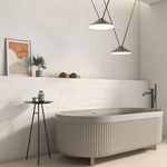 Picture of Carnaby White Concrete Effect Porcelain Tiles
