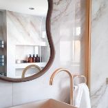 Picture of Volakas Bronze Polished Marble Effect Porcelain Tiles