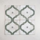 Picture of Antique Sage Decor Patterned Tiles