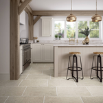 Picture of Limestone Bianco Antique Stone Effect Porcelain Tiles
