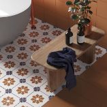 Picture of Retro Flower Patterned Tiles