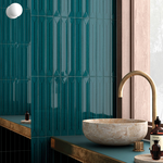 Picture of Axis Ocean Crackle Decor Brick / Metro Ceramic Tiles