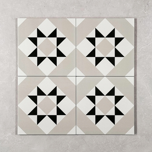 Picture of Marlow Grey Patterned Tiles
