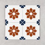 Picture of Retro Flower Patterned Tiles