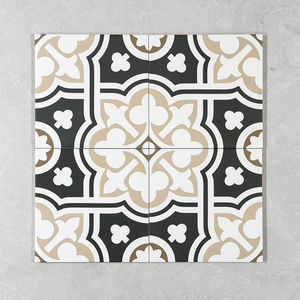 Picture of Retro Black Patterned Tiles