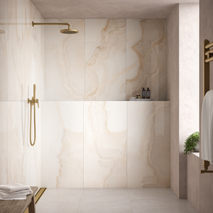 Picture of Onyx Oro Polished Marble Effect Porcelain Tiles