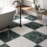 Picture of Firenza Verde Alpi Matte Marble Effect Porcelain Tiles