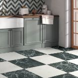 Picture of Firenza Verde Alpi Matte Marble Effect Porcelain Tiles