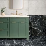 Picture of Firenza Verde Alpi Matte Marble Effect Porcelain Tiles