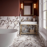 Picture of Calacatta Viola Nouveaux  Matte Marble Effect Porcelain Tiles