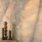 Picture of Luminous Topaz Polished Onyx Effect Porcelain Tiles