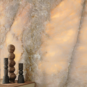 Picture of Luminous Topaz Polished Onyx Effect Porcelain Tiles