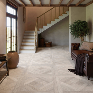 Picture of Cotton Oak Parquet Wood Effect Porcelain Tiles