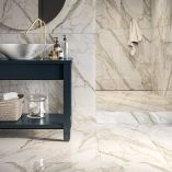Picture of Gilded Ember Polished Marble Effect Porcelain Tiles