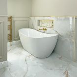 Picture of Mimica Onyx Naturale Marble Effect Porcelain Tiles