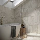 Picture of Glacier Taupe Polished Onyx Effect Porcelain Tiles