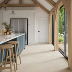 Picture of Savoie Blanco Antique Limestone Effect Porcelain Tiles