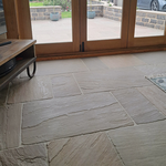 Picture of Tudor Brushed Sandstone Outdoor Paving Slabs