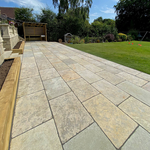 Picture of Somerset Tumbled & Brushed Limestone Outdoor Paving Slabs