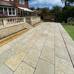 Picture of Somerset Tumbled & Brushed Limestone Outdoor Paving Slabs