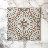 Picture of Zafra Rose Patterned Tiles 