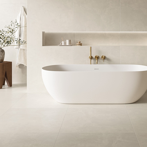 Picture of Serenity Ivory Microcement Effect Porcelain Tiles
