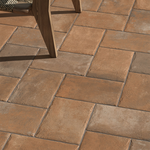 Picture of Tivoli Terracotta Porcelain Paving Cobbles
