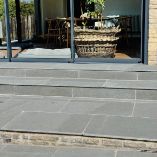 Picture of Parisian Grey Limestone Outdoor Paving Slabs - Tumbled