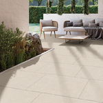 Picture of Yorke White Porcelain Paving Slabs 