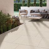 Picture of Yorke White Porcelain Paving Slabs 
