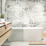 Picture of Merano White Matte Marble Effect Porcelain Tiles