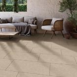 Picture of Yorke Beige Porcelain Paving Slabs 