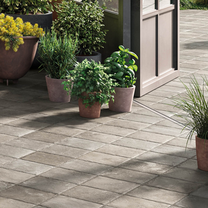 Picture of Tivoli Grey Porcelain Paving Cobbles