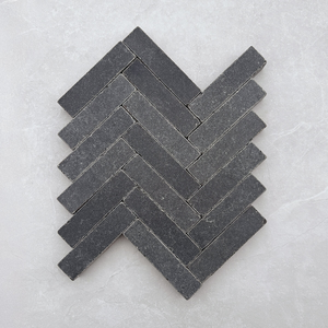 Picture of Faro Grey Limestone Cobbles - Honed & Tumbled