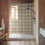 Picture of Lotus Sage Green Patterned Tiles