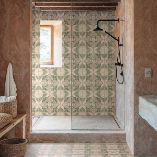 Picture of Lotus Sage Green Patterned Tiles