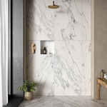 Picture of Riviera White Matte Marble Effect Porcelain Tiles